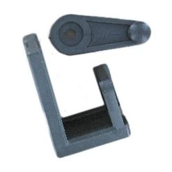 MARINE EAST Square Tube Gate Latch 1-1/8" Black