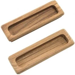 WHITECAP Teak Large Rectangular Drawer Pull (2 pack)