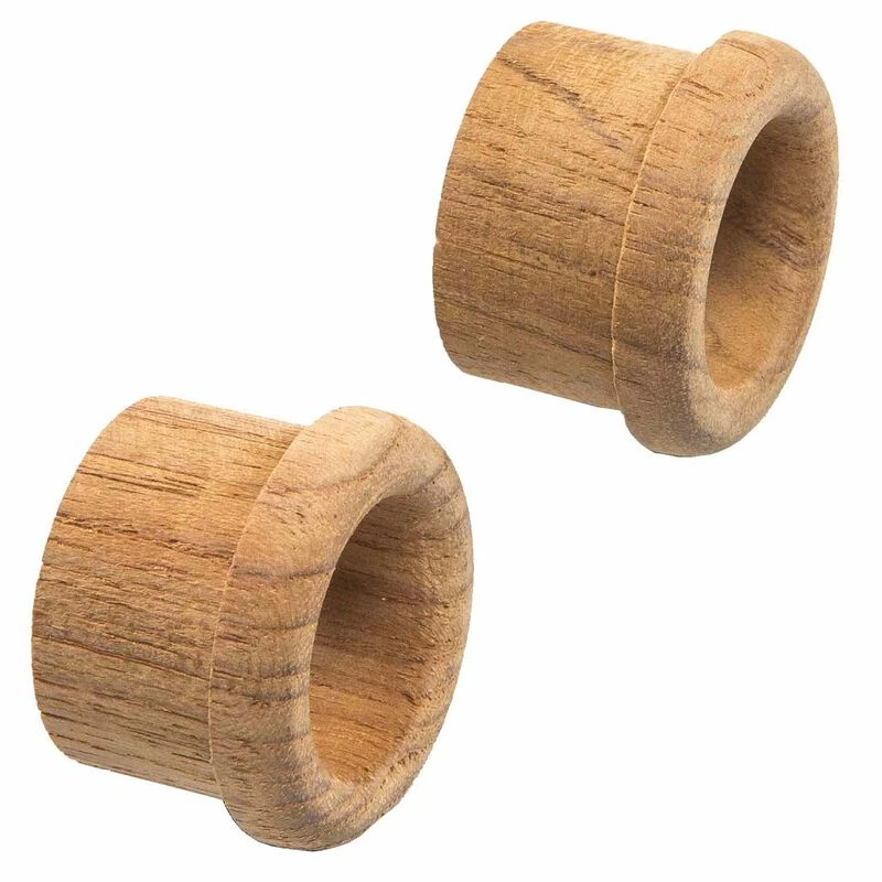 WHITECAP Teak Finger Pull, 5/8" Barrel Length 2 WHITECAP Teak Finger Pull, 5/8" Barrel Length - Image 2