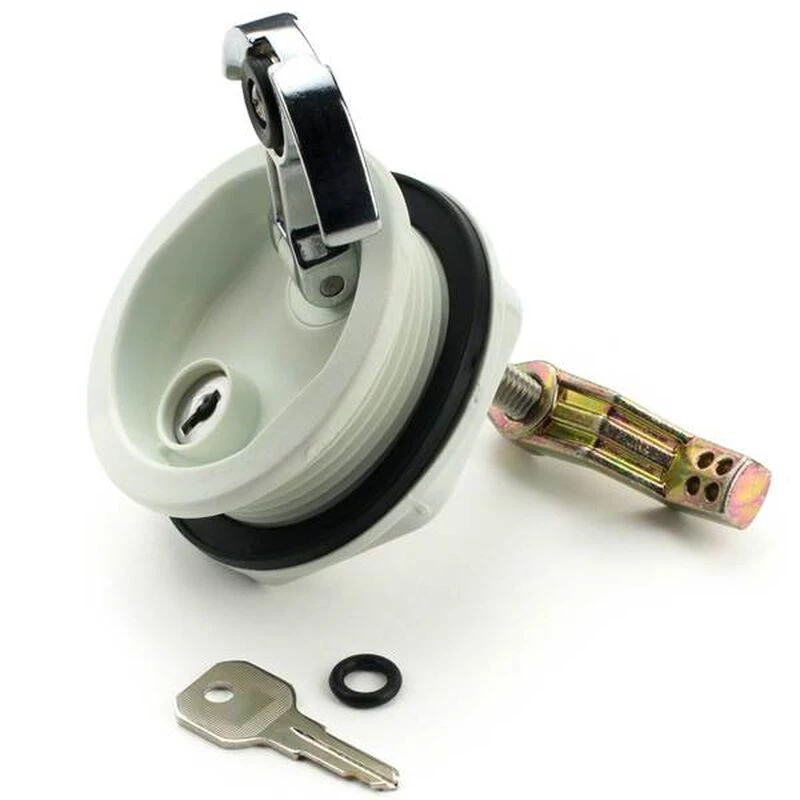 WHITECAP T-Handle Surface Mount Latch, Black/Chrome 2 WHITECAP T-Handle Surface Mount Latch, Black/Chrome - Image 2