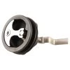 WHITECAP Lift Handle, Compression Latch, Black, Stainless Steel