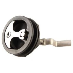 WHITECAP Lift Handle, Compression Latch, Black, Stainless Steel