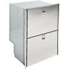 ISOTHERM Drawer 160 Light Refrigerator Only, AC/DC, 5.5 Cu. Ft., Stainless Steel, 4-Sided Flush Mount Flange