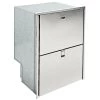 ISOTHERM Drawer 160 Light Refrigerator/Freezer, AC/DC, 5.5 Cu. Ft., Stainless Steel, 4-Sided Flush Mount Flange