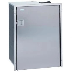 ISOTHERM Cruise 130 Drink Stainless Steel - 4.6 cu.ft., AC/DC, Right Swing, 4-Sided Stainless Steel Flange, No Freezer Compartment