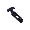 SOUTHCO MARINE Flexible T-Handle Latch, Black, Front Mount