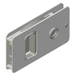 SOUTHCO MARINE MF Flush Sliding Door Latch, Powder Coat/White