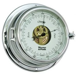 WEEMS & PLATH Endurance II 135 Open Dial Barometer, Chrome