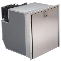 ISOTHERM Drawer 55 - Frost Free Deep Freezer, Stainless Steel - AC/DC, 4-Sided Flange