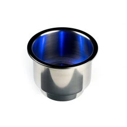 WHITECAP LED Lighted Recessed Cup Holder, Blue
