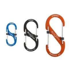 NITE IZE S-Biner® SlideLock® Aluminum Dual Carabiner, 3-Pack