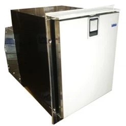 ISOTHERM Low Profile Crescent White Ice Maker, Stainless Steel Door, 115V