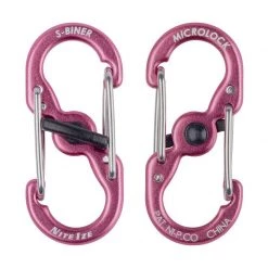 NITE IZE S-Biner® TagLock™ Aluminum, 2-Pack