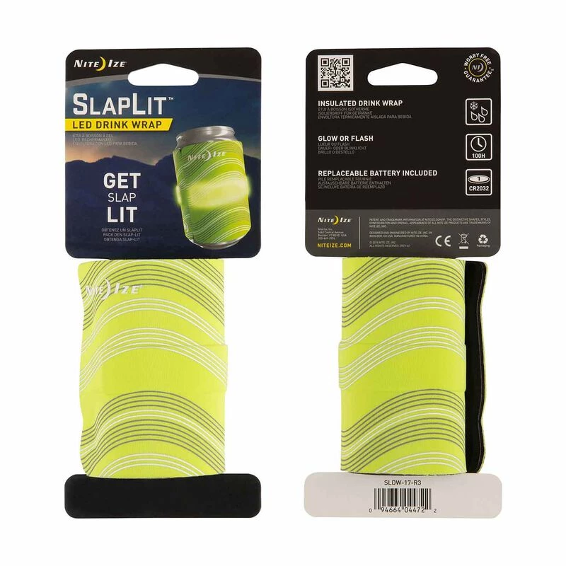 NITE IZE SlapLit™ LED Drink Wrap, Green 2 NITE IZE SlapLit™ LED Drink Wrap, Green - Image 2