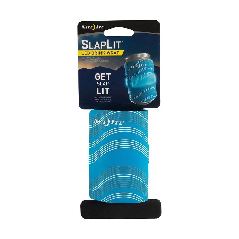 NITE IZE SlapLit™ LED Drink Wrap, Blue 1 NITE IZE SlapLit™ LED Drink Wrap, Blue