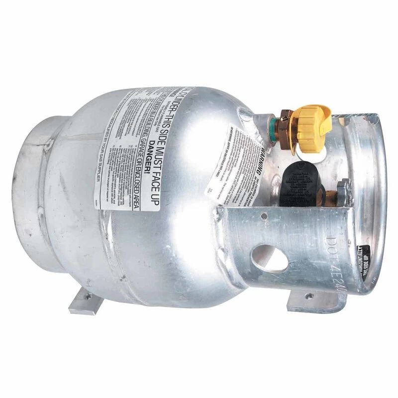 WORTHINGTON Aluminum LPG Cylinder, 10 lb. (2.4 gal), Horizontal Orientation 1 WORTHINGTON Aluminum LPG Cylinder, 10 lb. (2.4 gal), Horizontal Orientation
