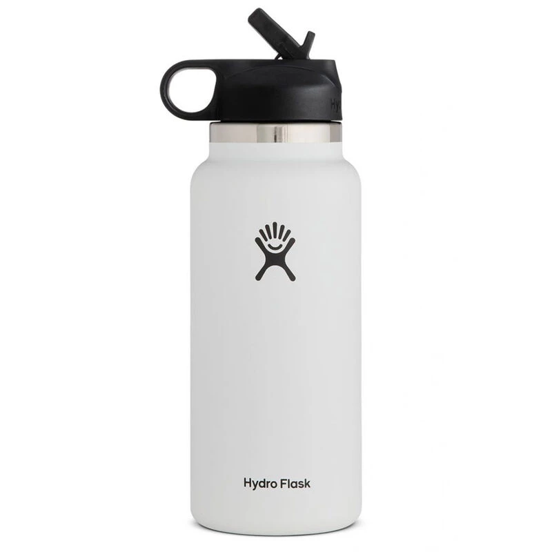 HYDRO FLASK 32 oz. Wide-Mouth Water Bottle with Straw Lid 1 HYDRO FLASK 32 oz. Wide-Mouth Water Bottle with Straw Lid