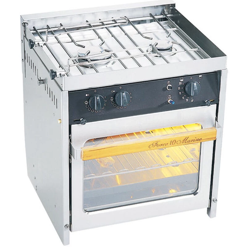 FORCE 10 Two-Burner Gourmet Galley Gimbaled Propane Ranges 1 FORCE 10 Two-Burner Gourmet Galley Gimbaled Propane Ranges