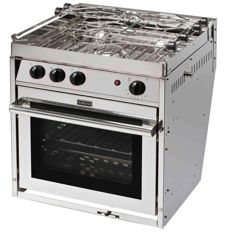 FORCE 10 Three-Burner Euro Sub-Compact Gimbaled Propane Range 1 FORCE 10 Three-Burner Euro Sub-Compact Gimbaled Propane Range