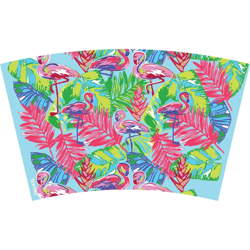 TERVIS 16 oz. Bright Flamingo Tumbler with Lid 2 TERVIS 16 oz. Bright Flamingo Tumbler with Lid - Image 2