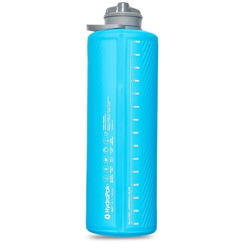 HYDRAPAK 1.5L Flux™ Collapsible Water Storage Bottle 2 HYDRAPAK 1.5L Flux™ Collapsible Water Storage Bottle - Image 2