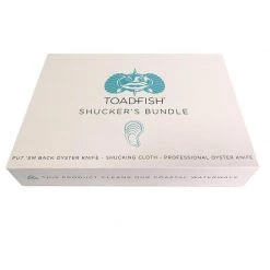 TOADFISH Shucker's Bundle - 1 Oyster Knife, 1 Pro Oyster Knife, 1 Shucking Cloth -Deals Boat Cabin & Galley Store 20267688 5 1500.19042021120016