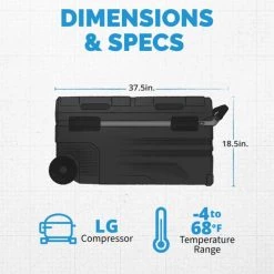 NEW AIR 80 qt. Portable Electric Camping Refrigerator/Freezer 17 NEW AIR 80 qt. Portable Electric Camping Refrigerator/Freezer -Deals Boat Cabin & Galley Store 20279931 9 1500.01072021090109