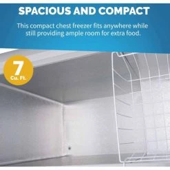 NEW AIR 6.7 Cu Ft. Compact Chest Freezer -Deals Boat Cabin & Galley Store 20279949 8 1500.01072021100030