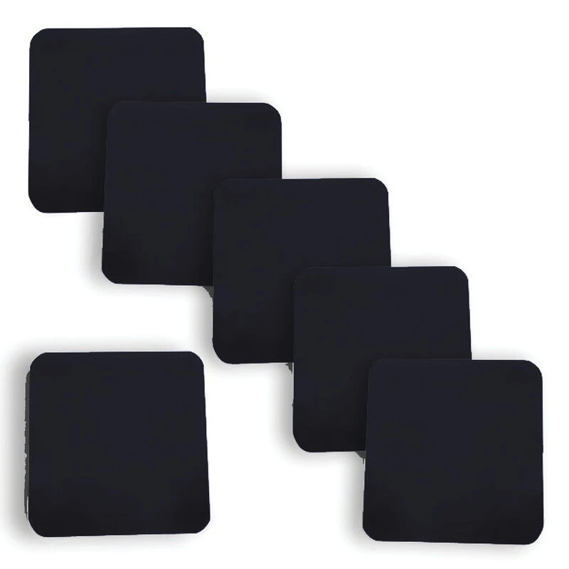 BIXBY INTERNATIONAL 3 1/4" x 3 1/4" BixStix Non-Slip Pads, Set of 6, Black 1 BIXBY INTERNATIONAL 3 1/4" x 3 1/4" BixStix Non-Slip Pads, Set of 6, Black