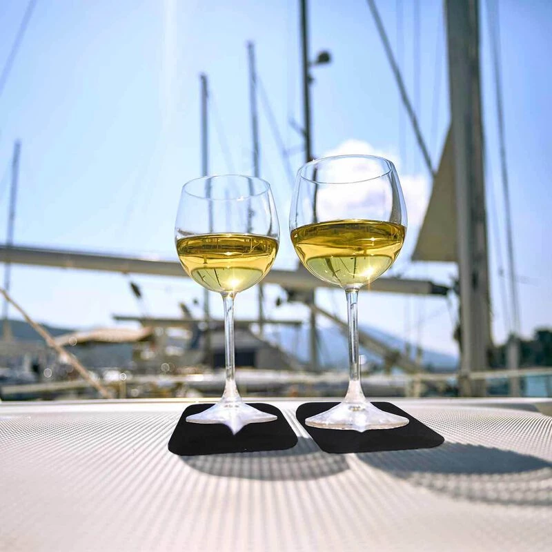 BIXBY INTERNATIONAL 3 1/4" x 3 1/4" BixStix Non-Slip Pads, Set of 6, Black 2 BIXBY INTERNATIONAL 3 1/4" x 3 1/4" BixStix Non-Slip Pads, Set of 6, Black - Image 2