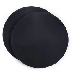 BIXBY INTERNATIONAL 7 1/2" Diameter BixStix Non-Slip Pads, Black