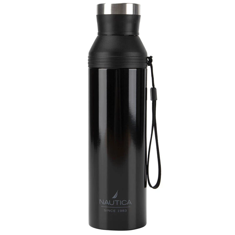 NAUTICA 17 oz. Jib Stainless Steel Water Bottle 1 NAUTICA 17 oz. Jib Stainless Steel Water Bottle