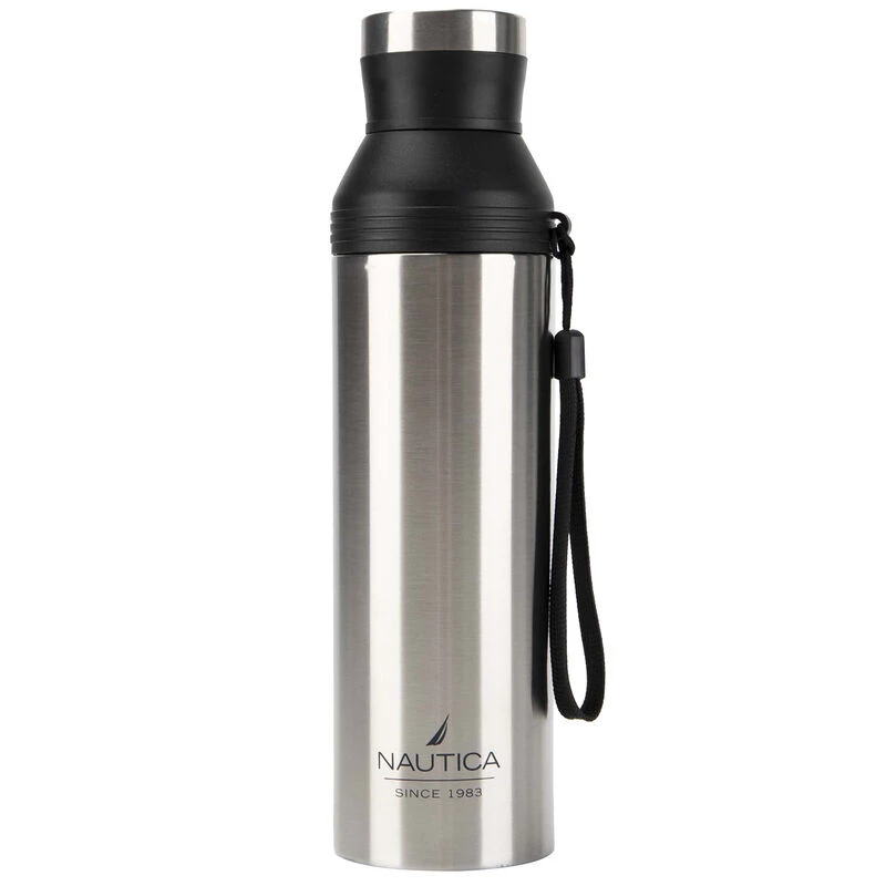NAUTICA 17 oz. Jib Stainless Steel Water Bottle 1 NAUTICA 17 oz. Jib Stainless Steel Water Bottle