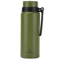 NAUTICA 22 oz. Square Knot Stainless Steel Water Bottle
