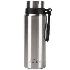 NAUTICA 22 oz. Square Knot Stainless Steel Water Bottle