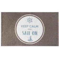 CON-TACT BRAND 18" x 30" PVC Spray Print Boarding Mat, Keep Calm and Sail On