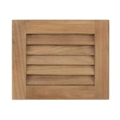SEATEAK Louvered Teak Insert, 3/4" x 9 1/8" x 7 1/2"