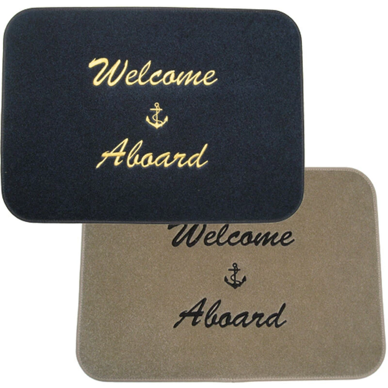 CAPE HATTERAS MARINE Embroidered Welcome Mats 1 CAPE HATTERAS MARINE Embroidered Welcome Mats