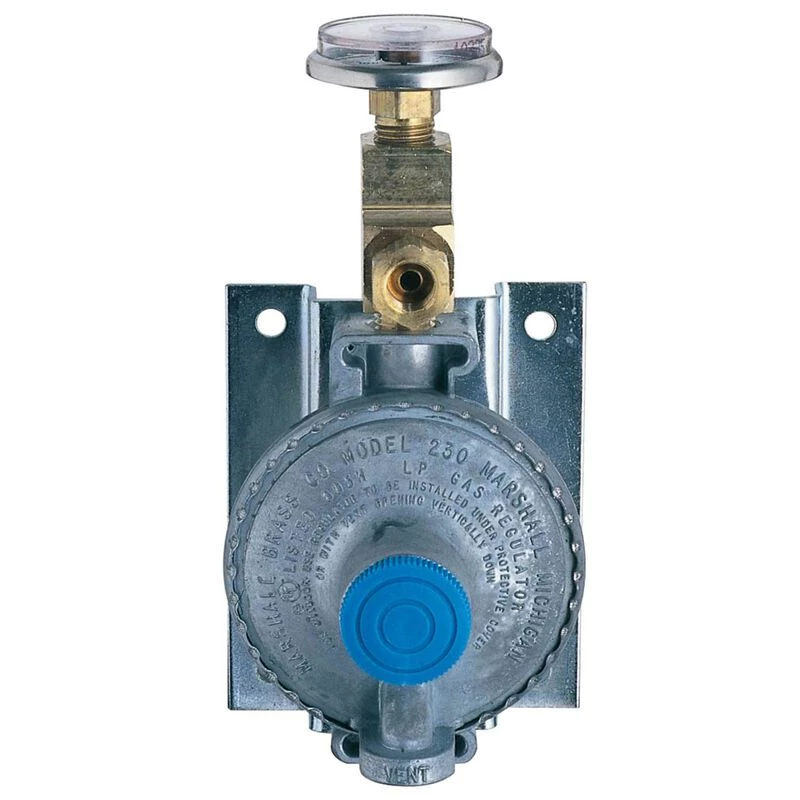 TRIDENT MARINE Single-Stage Bulkhead-Mount LPG Regulator 1 TRIDENT MARINE Single-Stage Bulkhead-Mount LPG Regulator