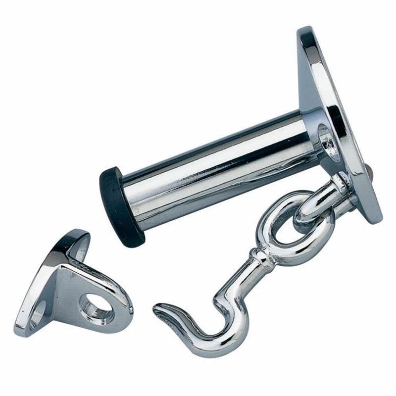 PERKO Door Stop with Hook - 3 1/4" 1 PERKO Door Stop with Hook - 3 1/4"