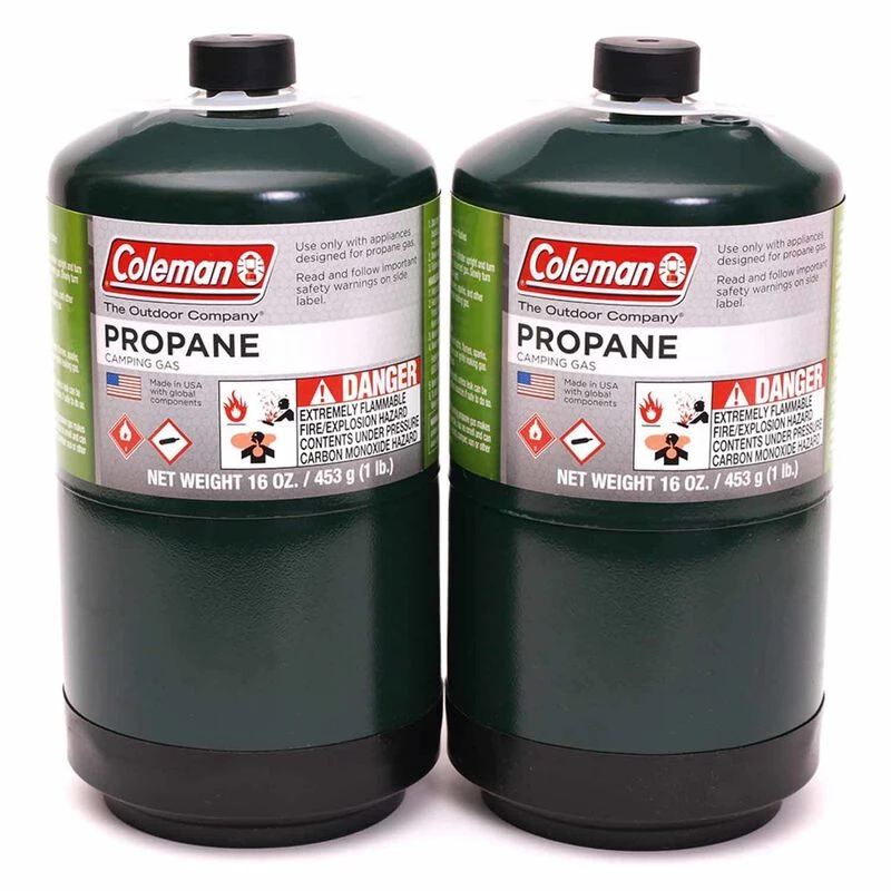 COLEMAN Disposable Propane Cylinders, 2-Pack 1 COLEMAN Disposable Propane Cylinders, 2-Pack