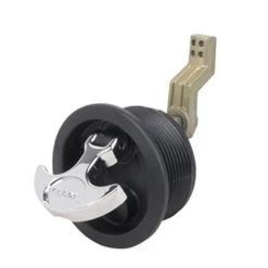 PERKO Surface Mount Lock & Latch, Cam Bar 1-1/4 to 1-7/8, Black