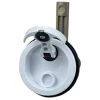 PERKO Surface Mount Flush Latch - Extra Long Offset Cam - White
