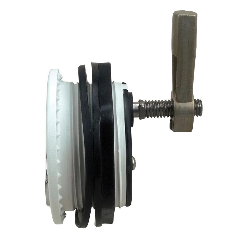 PERKO Surface Mount Flush Latch - Straight Cam Bar - White 2 PERKO Surface Mount Flush Latch - Straight Cam Bar - White - Image 2