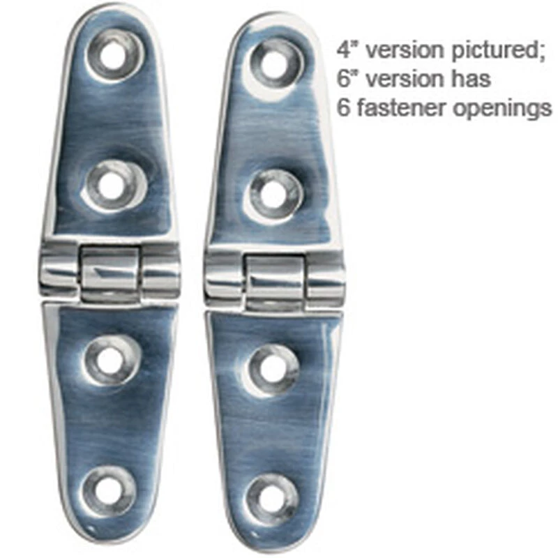 WEST MARINE Heavy-Duty Stainless Strap Hinges 1 WEST MARINE Heavy-Duty Stainless Strap Hinges